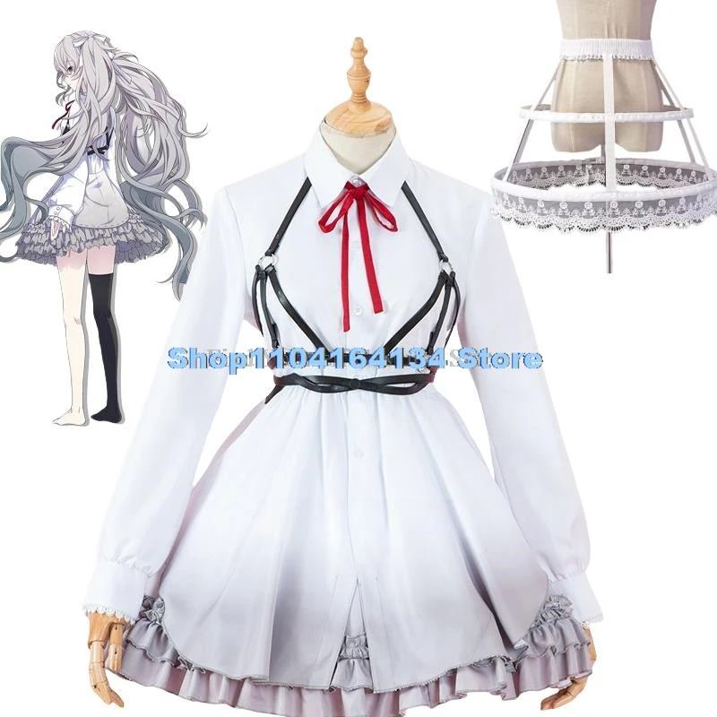 

Цветная сценическая Ночная сорочка Project Sekai в масштабе 25:00, платье Mikuu, искусственное аниме, костюмы для косплея на заказ