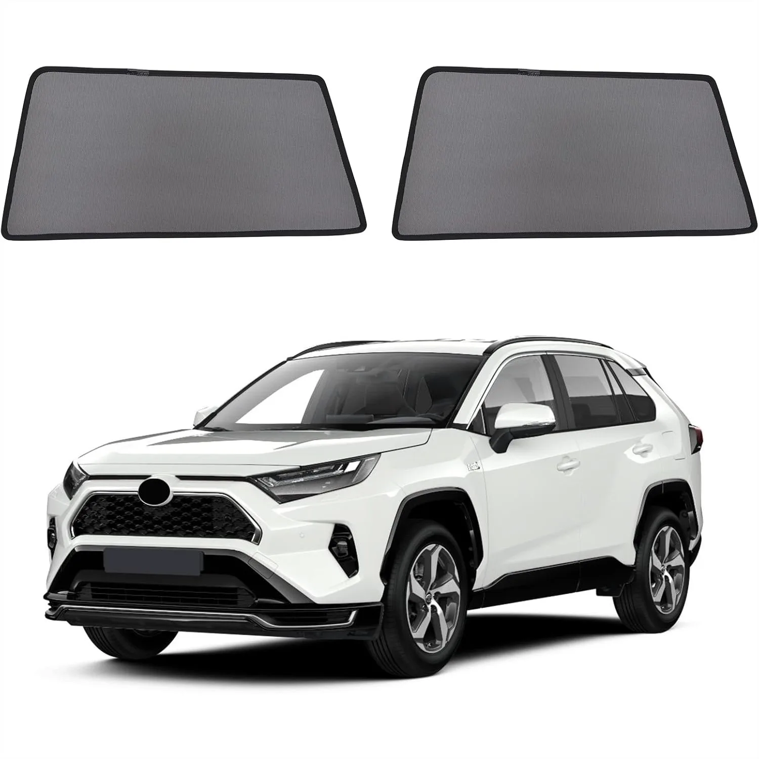 

Car Window Shades for 2019-2024 RAV4 - Rear Side Window Sun Shade for Baby, Breathable Mesh Privacy Cover for Road Trips and