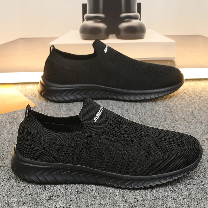 

Men Vulcanize Shoes Mesh Men Shoes Lightweight Comfortable Men's Sneakers 2026 Autumn Fashion Slip on Flats Shoes Male Loafers