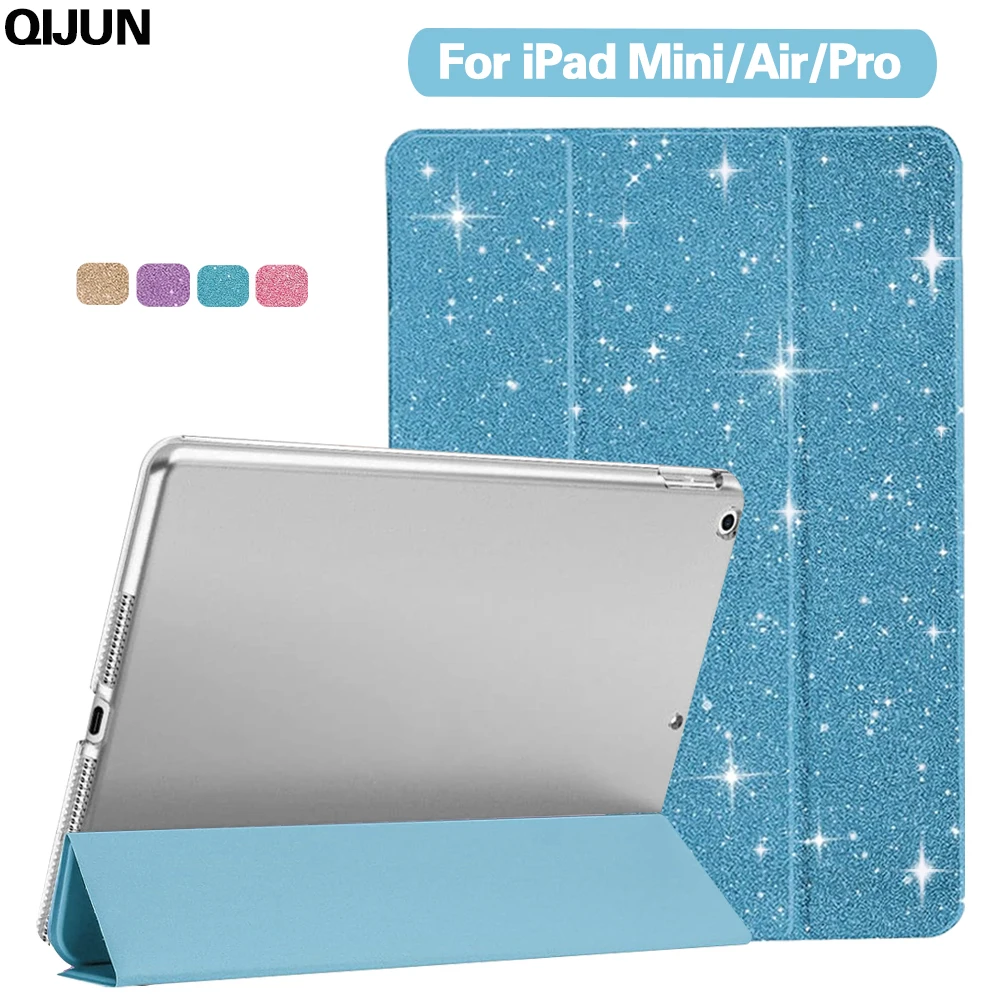 Shining tablet Case for iPad Pro 11 M4 2024 Air6 5 4 10.9 10th Gen iPad 10.2 7 8 9th 5/6th 2017 2018 Air1/2 9.7 Air3 Pro10.5