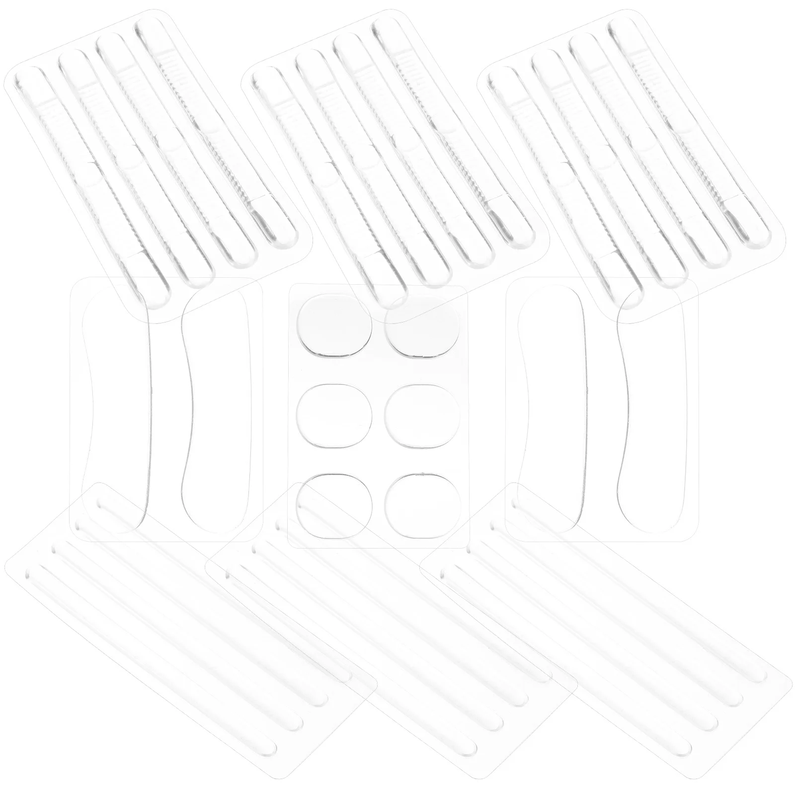 

9Pcs Gel Heel Cushions Wear-Resistant Adhesive Heel Pads for High Heels Sneakers Sandals Boots Comfortable Foot Protection