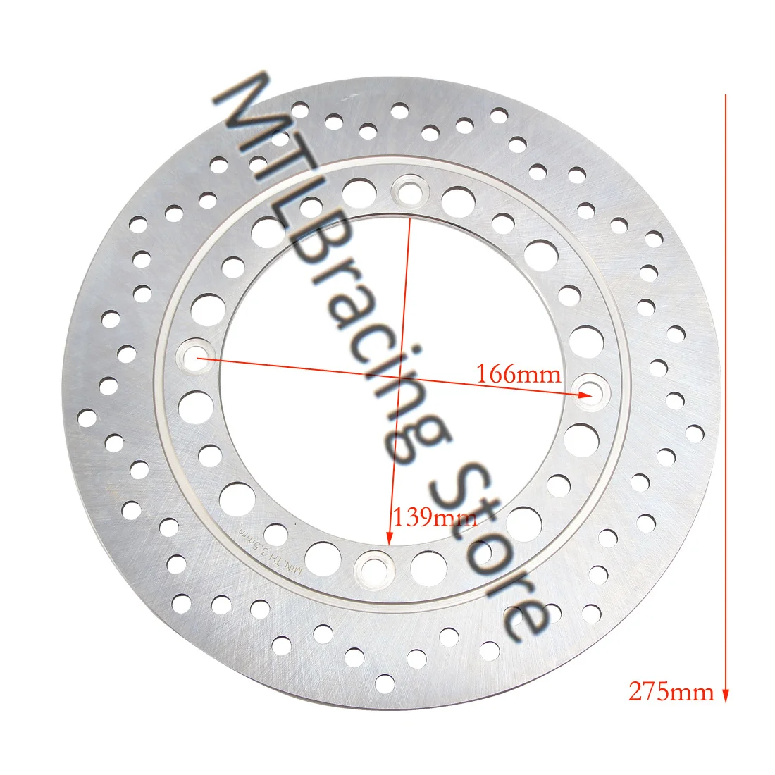 

276mmx4mm Motorcycle Front Wheel Brake Rotor Disc For Honda XRV750 Africa Twin 1990-2003 45251-MV1-000 45351-MV1-000