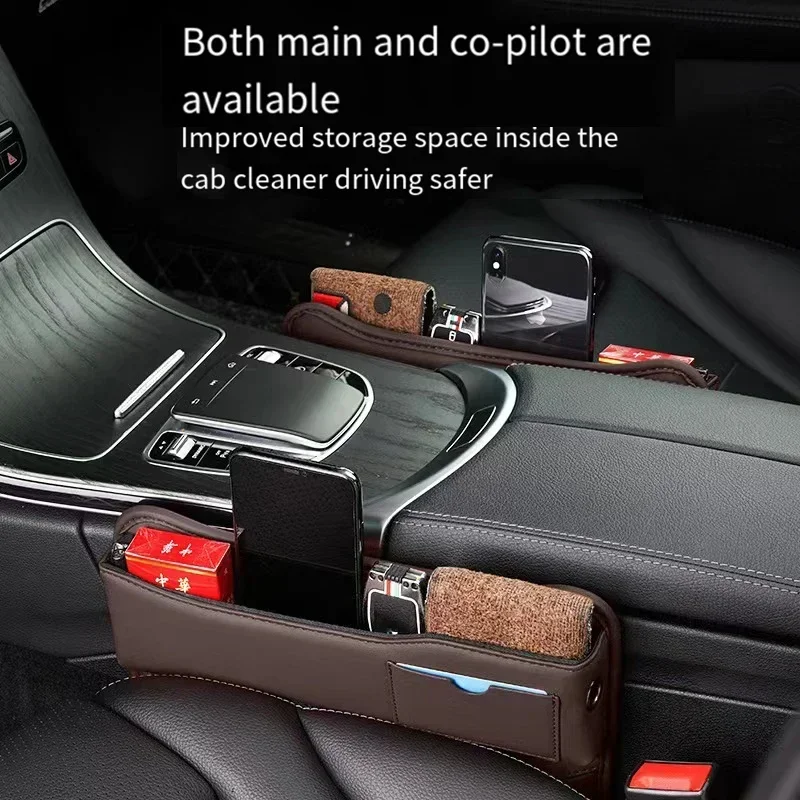 Car Seat Gap Organizer Multifunction Storage Box For KIA Rio Rio5 Sportage Ceed Cerato K3 KX3 K4 K5 Sorento Optima Picanto