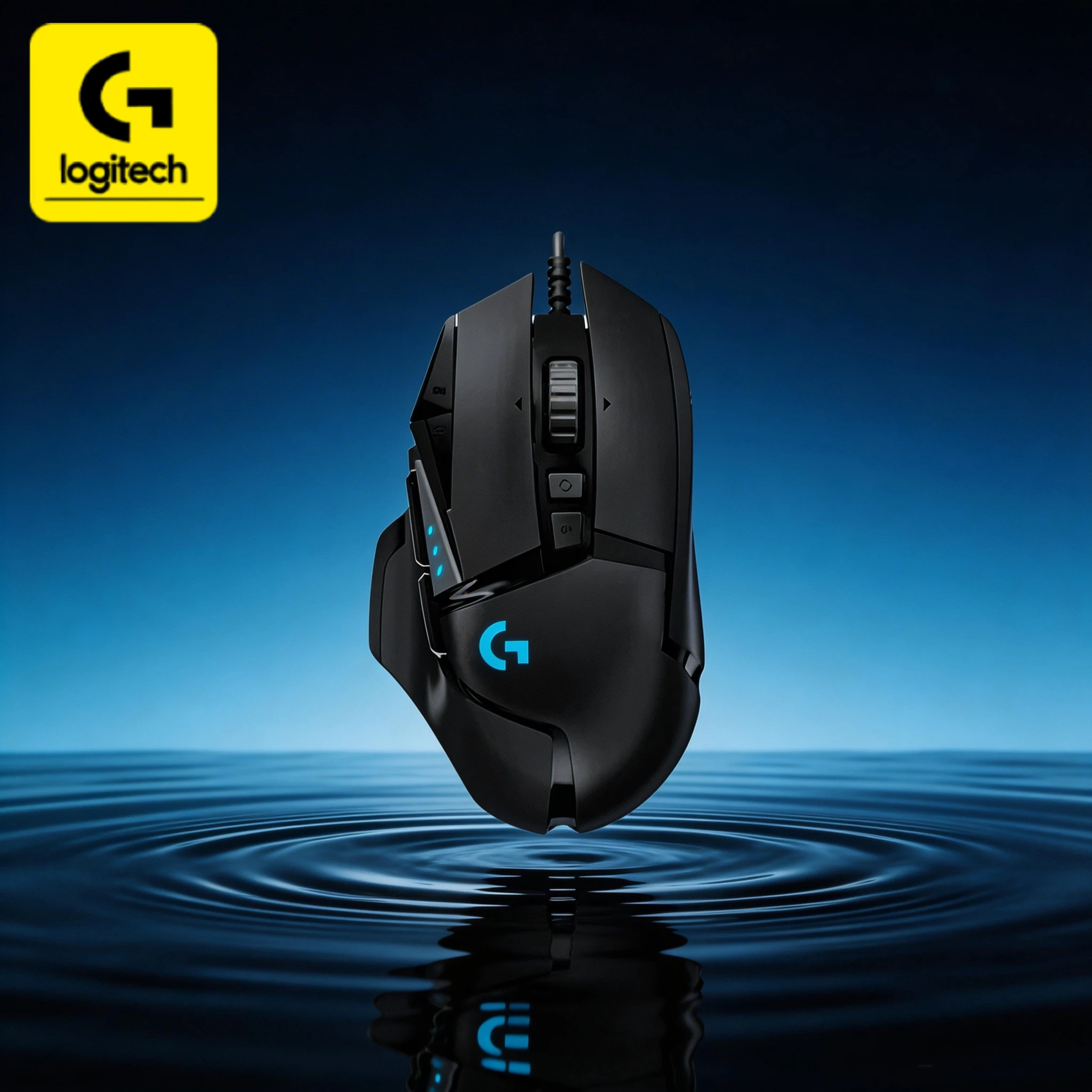 

Проводная механическая мышь Logitech G502 с профессиональной игровой конфигурацией, обеспечивающая более плавную игру при онлайн-шутерах.