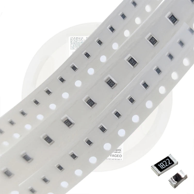 100 Stück smd Widerstand 1% 0,1 hochpräzises Kit 10r ~ 1m 1/16w 0,22 10 Ohm Widerstands sortiment