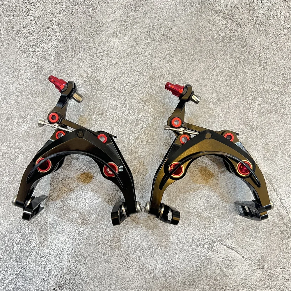 2025 Neue G4-Bremse, Rennradbremse, 92 g/96 g, Straßenzeit, Triathlon, Kies, Fahrrad, V-Bremssattel, Direktmontage, Rot, R9100 – Detail 40