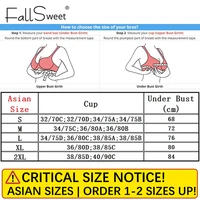 Fallsweet Seamless Front Closure Bra For Women Solid Wire-Free Push Up Bralette Full Coverage Fixed Cups Comfortable Underwear - Image 3
