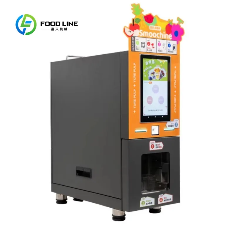 Customized High Efficient Fully Automatic Slush Vending Machine Commercial Slushy Shaved Ice Equipment For Retail Spaces