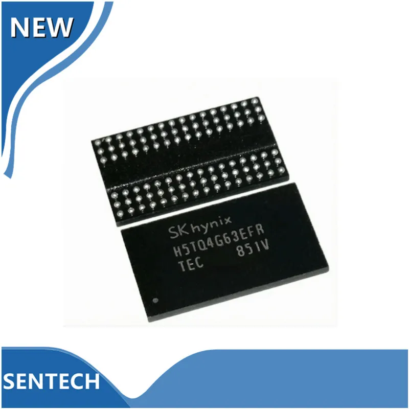 5 pieces per lot - brand new and original H5TQ4G63EFR-TEC DDR3 memory chips with a capacity of 512M and running chips.