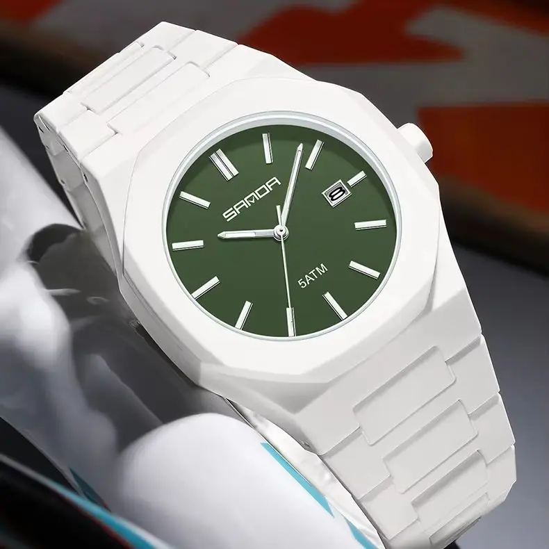 

SANDA Classic Minimalist Quartz Watch for Men Women Unique Shape Waterproof Wristwatch Simple Timepiece Male Reloj