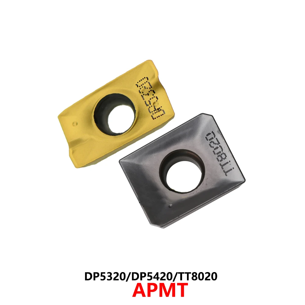 

Original APMT1135 APMT1604 APMT1135PDER APMT1604PDER APMT1505PPTR DP5320 DP5420 TT8020 Milling Carbide Inserts CNC Blades APMT