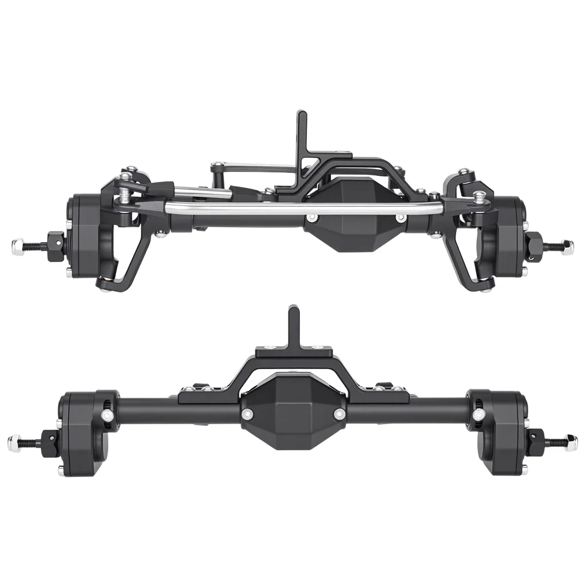 Aluminum Machined Front and Rear Portal Axle for 1/10 RC Crawler Car UTB Capra LCG Chassis Comp Builds Rigs DIY Upgrade Parts