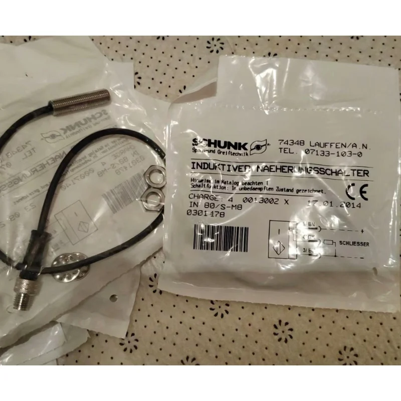 New 0301478 IN80-S-M8-PNP proximity switch in stock for quick delivery