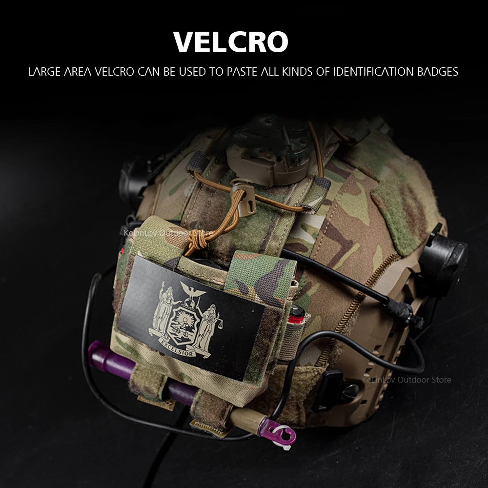 Kolinlov Bolsa Porta-batería Modular MOLLE para Casco Táctico - imagen 3