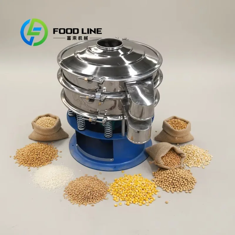 Stainless Steel Material Circular Vibration Separator Screen Machine for Carbon Powder Vibrating Sifter Impurity Removal Sieve