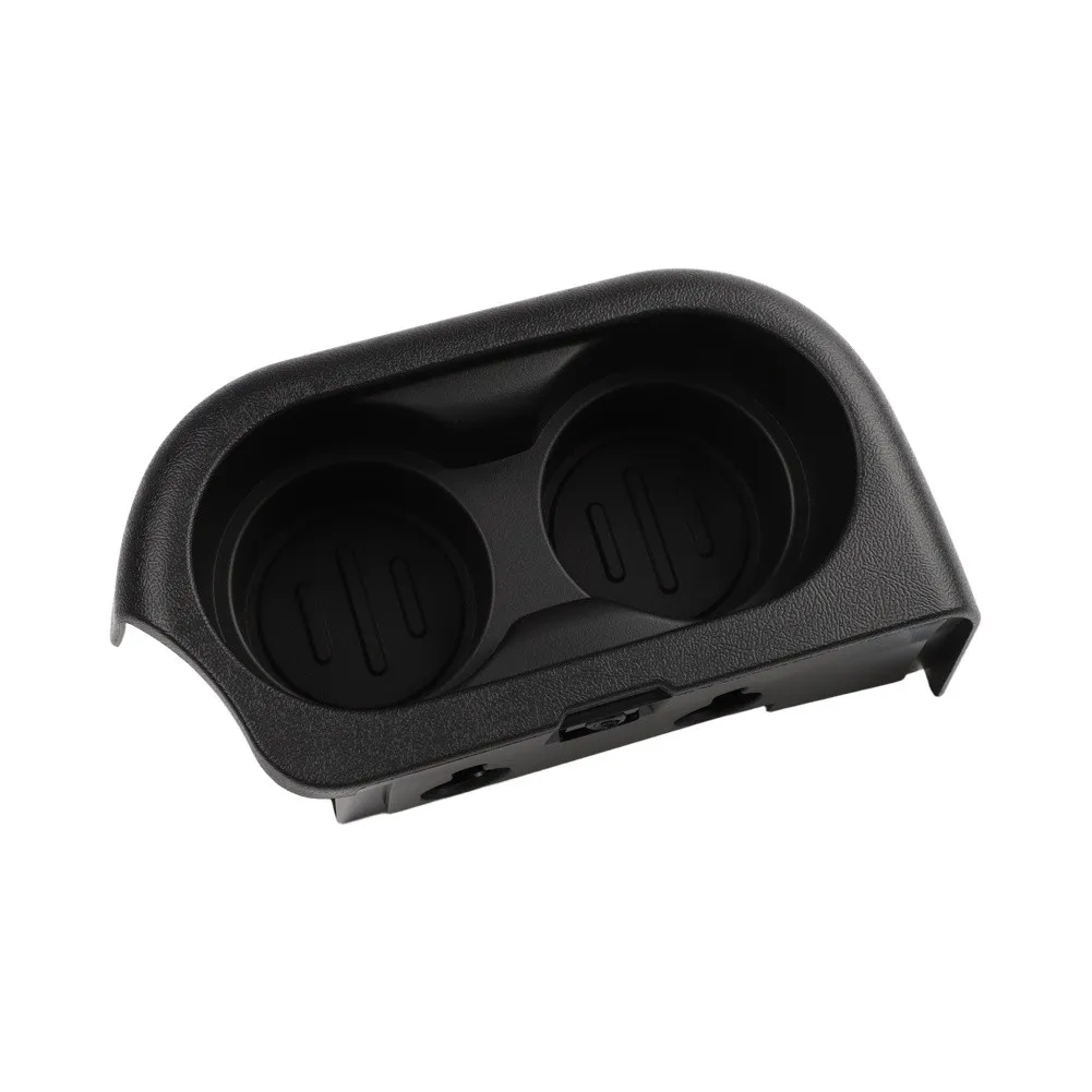 Vehicle Interior Front Split Front Split Cup Holder Cup Holder ABS Construction Non-deforming Quick Install Vehicle