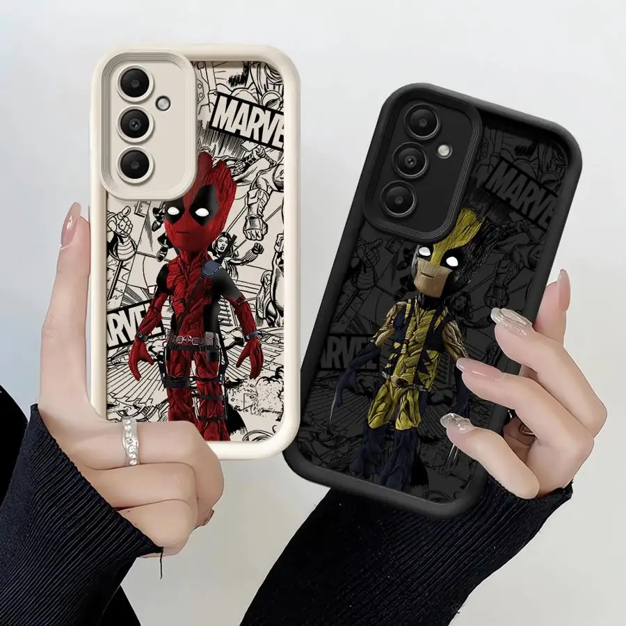 Marvel Groot Phone Case for Galaxy A15 A72 A52 4G 5G A25 A35 A55 A51 A73 A52s A53 A54 5G A71 4G Cover