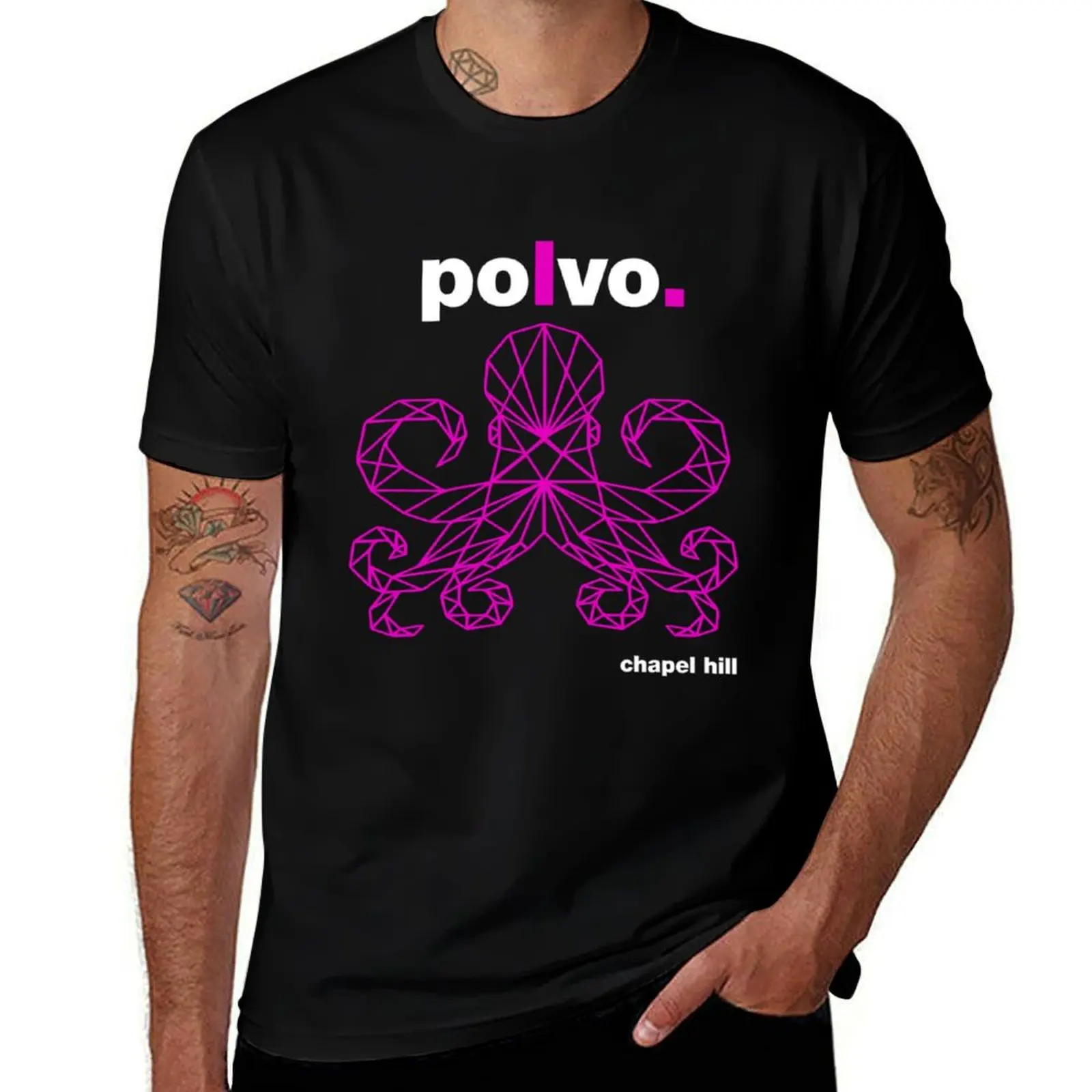 Polvo Chapel Hill T-Shirt man t shirt cotton high quality T-Shirt