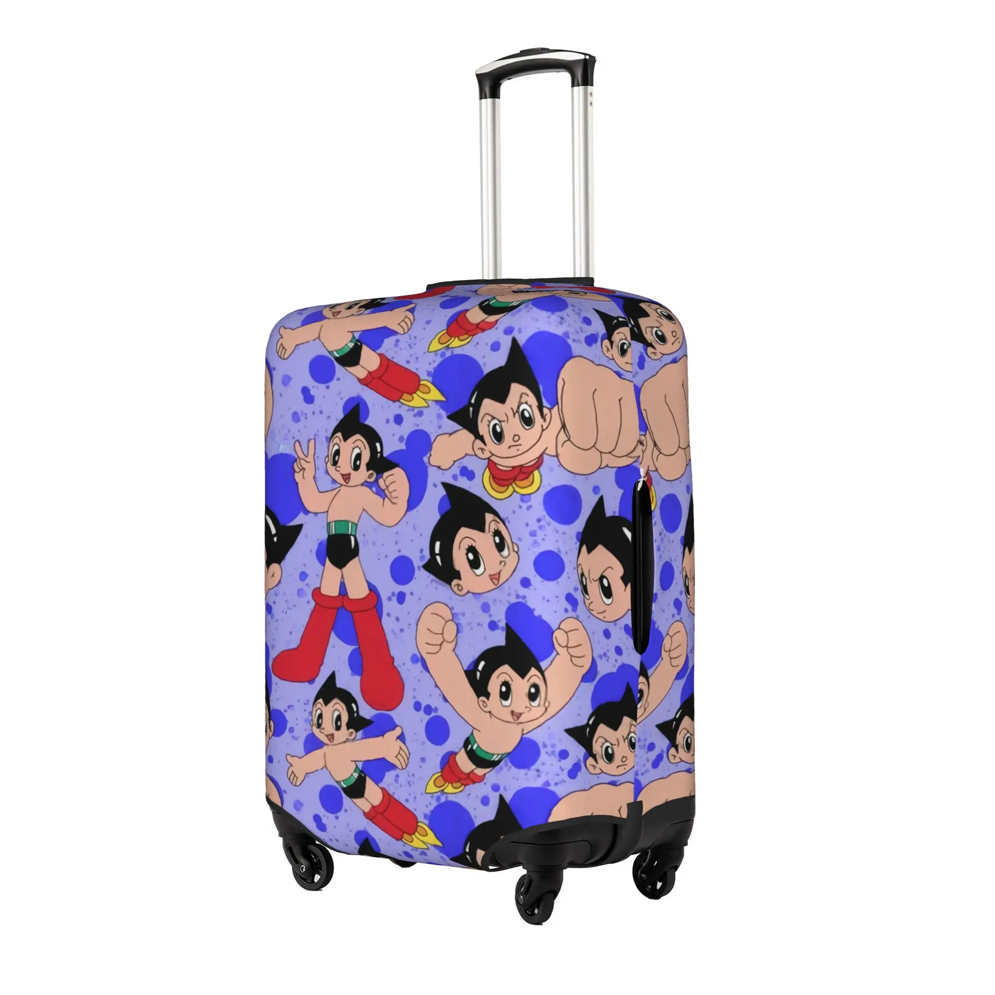 Fashion Astro Boy Japan Manga Luggage Cover Protector Washable Anime Cartoon Travel Suitcase Covers
