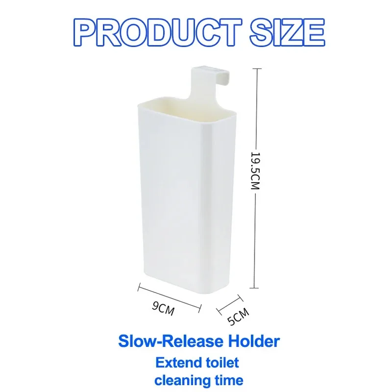 Toilet Bowl Cleaner Buffer Box,Toilet Solid Dispenser-Tank Replacement Part,Hanging Slow-Release Dispenser,Extends Cleaning Time image 6