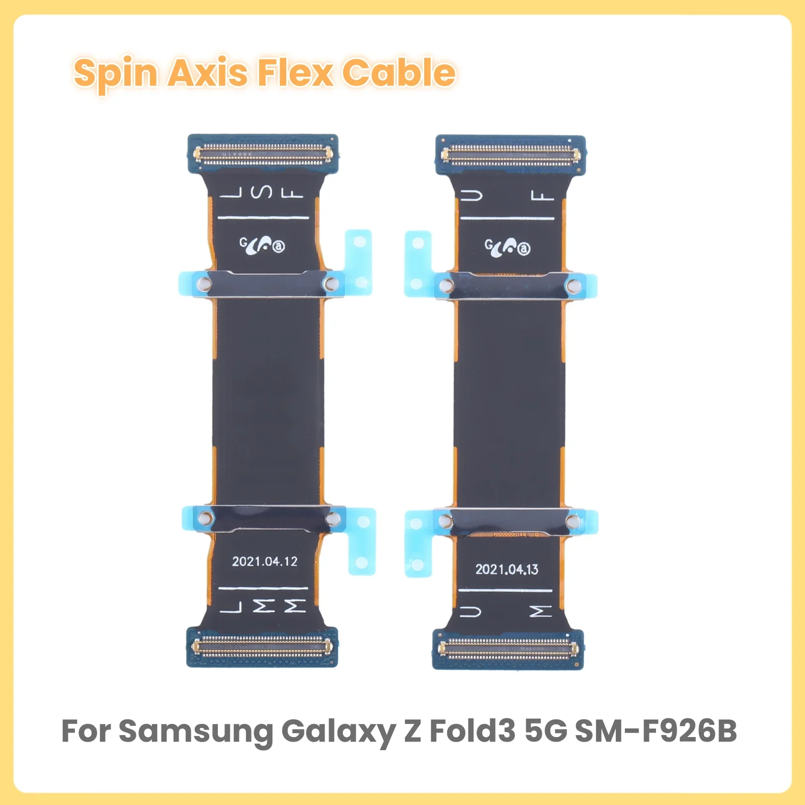 1 Pair Spin Axis Flex Cable For Samsung Galaxy Z Fold3 5G SM-F926B Flex Cable Repair Replacement Part