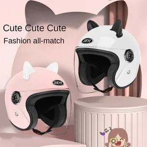 Helm Kendaraan Listrik untuk Kehangatan Musim Dingin dan Helm Pengaman Kendaraan Listrik Anti Jatuh untuk Pria dan Wanita Semua Musim Universal 12 cameo tengkorak penjualan terbaik - №