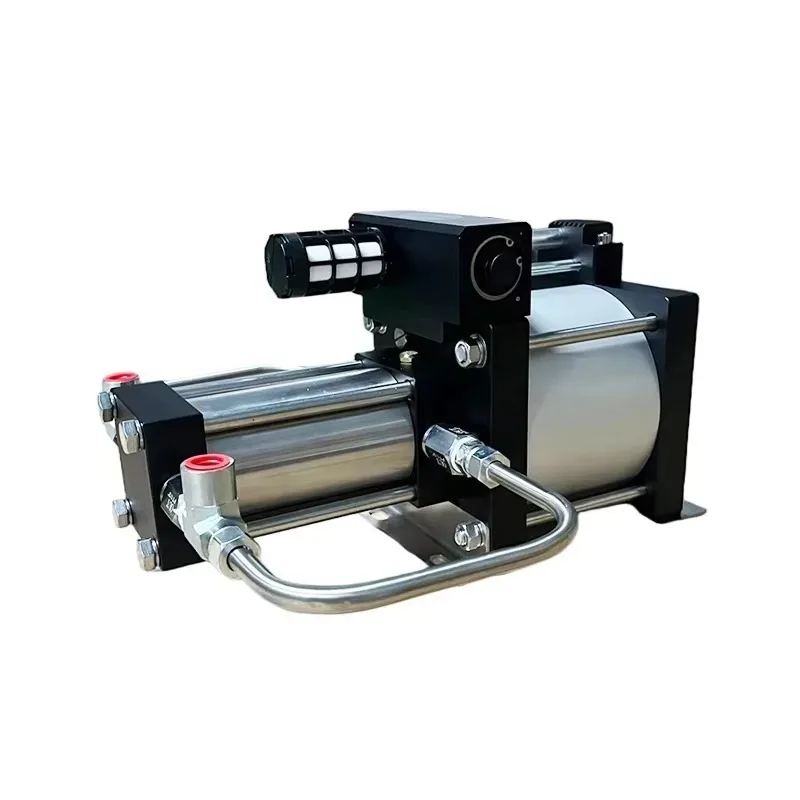 

Suncenter Stainless Steel Achieves up to 5:1 boost Ratio Pneumatic Piston Nitrogen Filling Pump to Factory