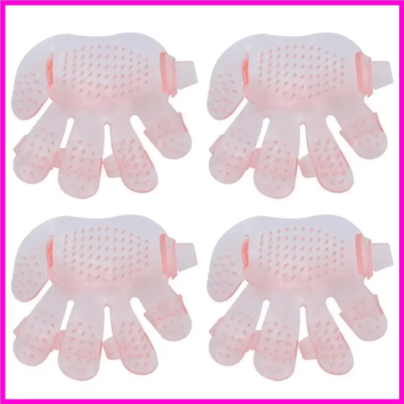 57BE 4PCS PET DOG HAIN MANSAGE CATS CATS เครื่องมือทำความสะอาดแมวถุงมือทำความสะอาดความงาม