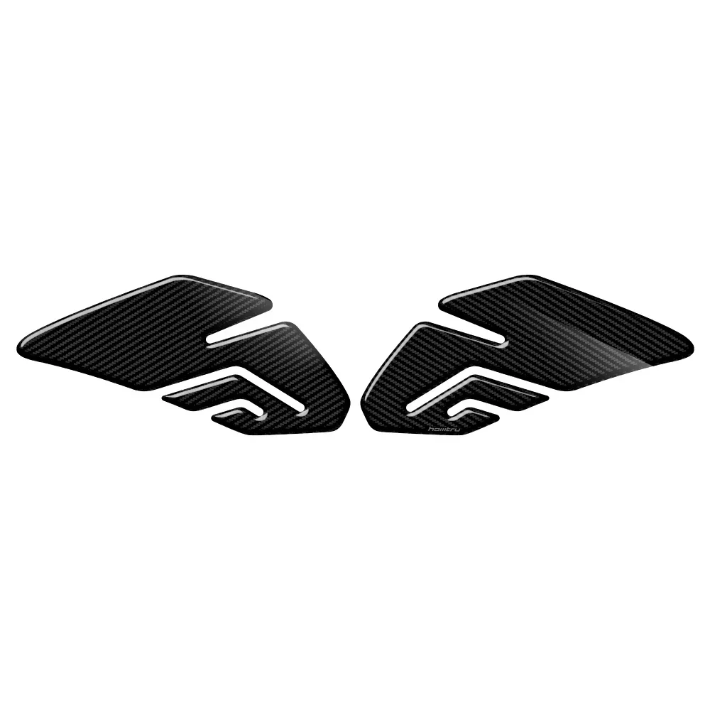 Accesorios de almohadilla de tanque de YZF-R3, junta lateral de tanque de combustible para Yamaha YZF R3 2015-2018, almohadilla de protección de tanque de combustible de fibra de carbono ABS