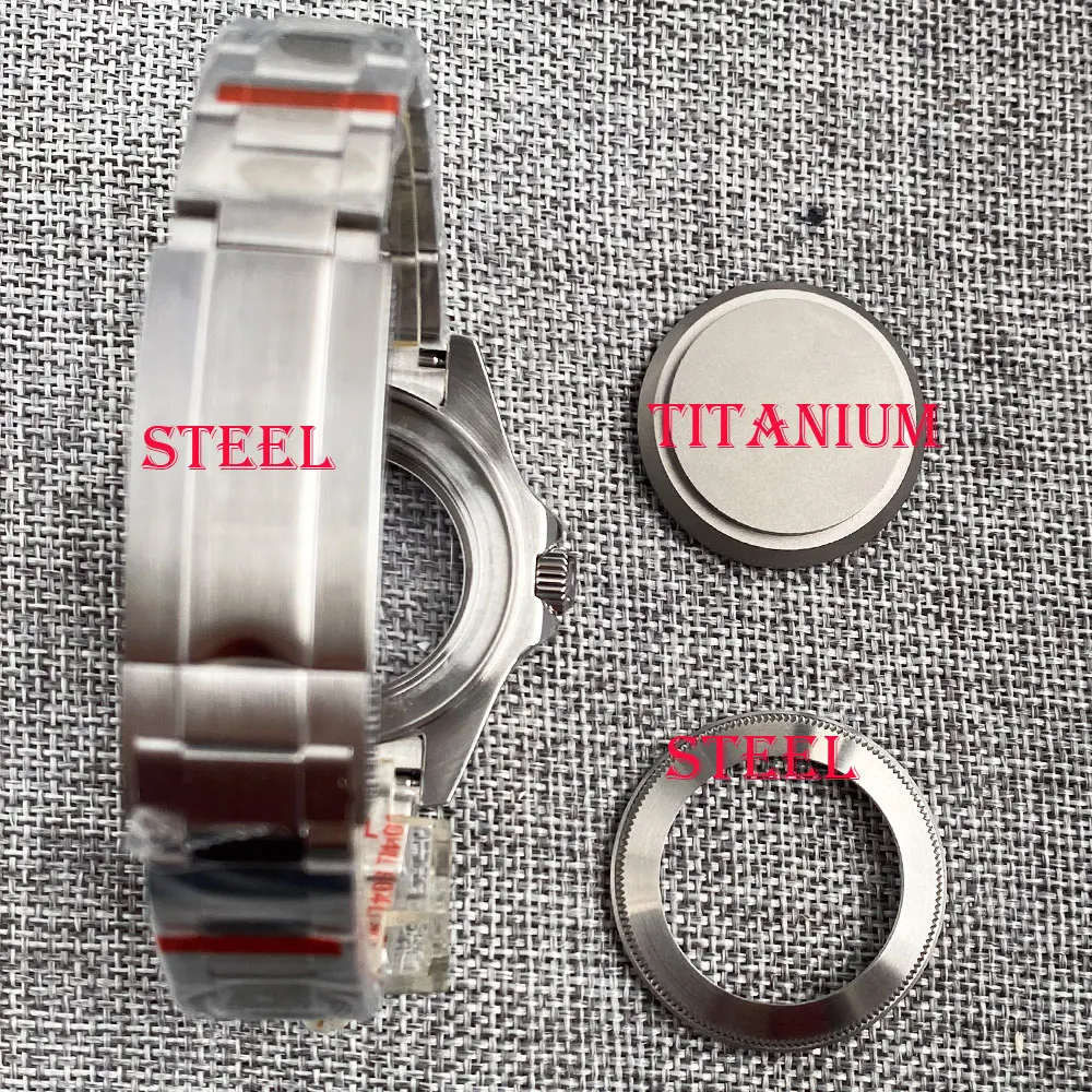 Tandorio 43mm Seegehäuse nh35a Männer Automatik uhr schwarzes Zifferblatt Saphirglas Tiefschwimm uhren 10atm wasserdichtes Stahl armband