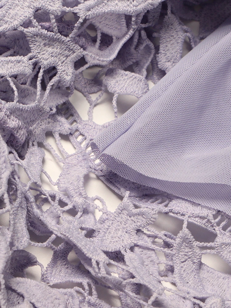 TWOTWINSTYLE Cut Out Sling Dress per le donne scollo a V senza maniche a vita alta solido orlo irregolare abiti Sexy abbigliamento femminile estate