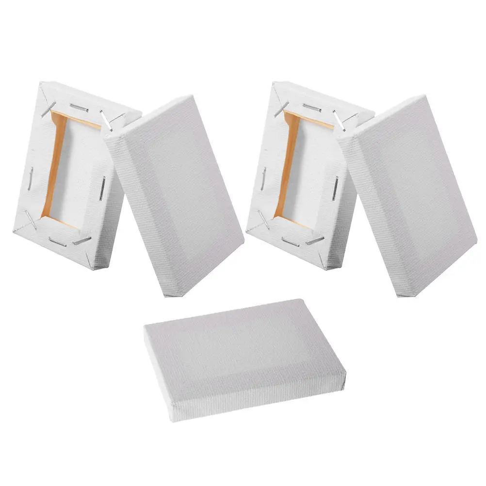 5 قطعة إطارات اللوحة الزيتية الصغيرة لوحات الرسم الخشبية الإبداعية Diy بها بنفسك الفن لوحات قماش فارغة مربع لوازم الرسم الفنان #6
