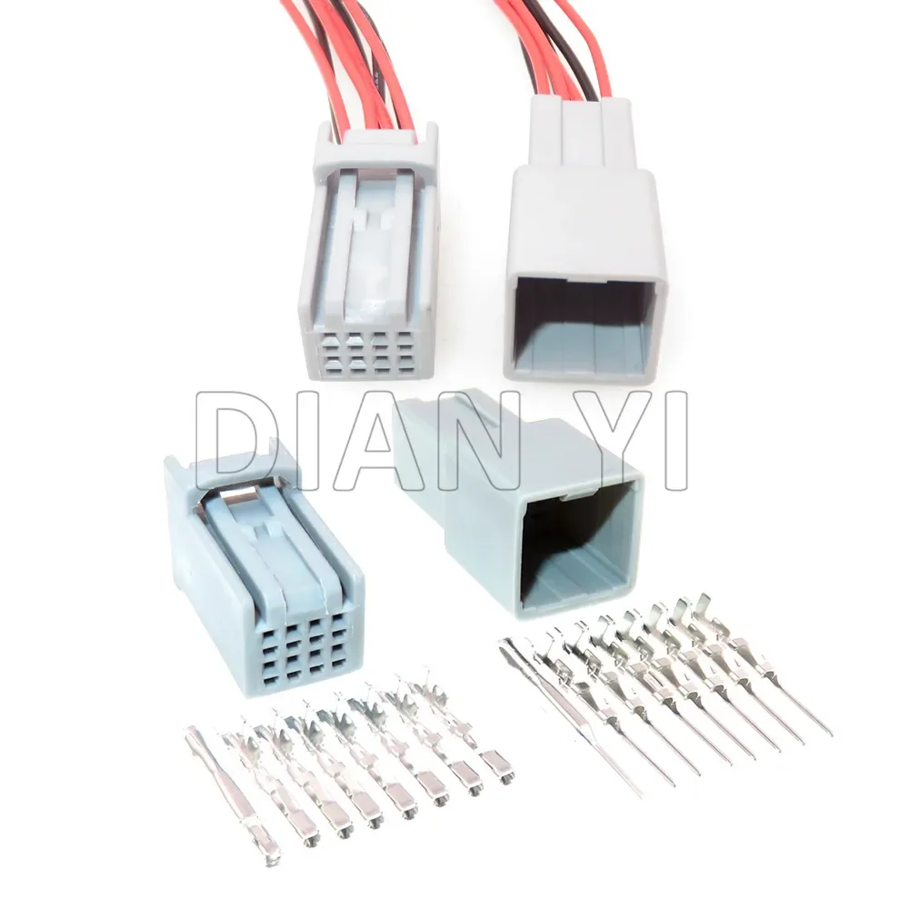 

1 Set 8 Way Car Multimedia CD Small Current Wire Socket AC Assembly For Honda Auto Navigation Host Instrument Cable Housing Plug