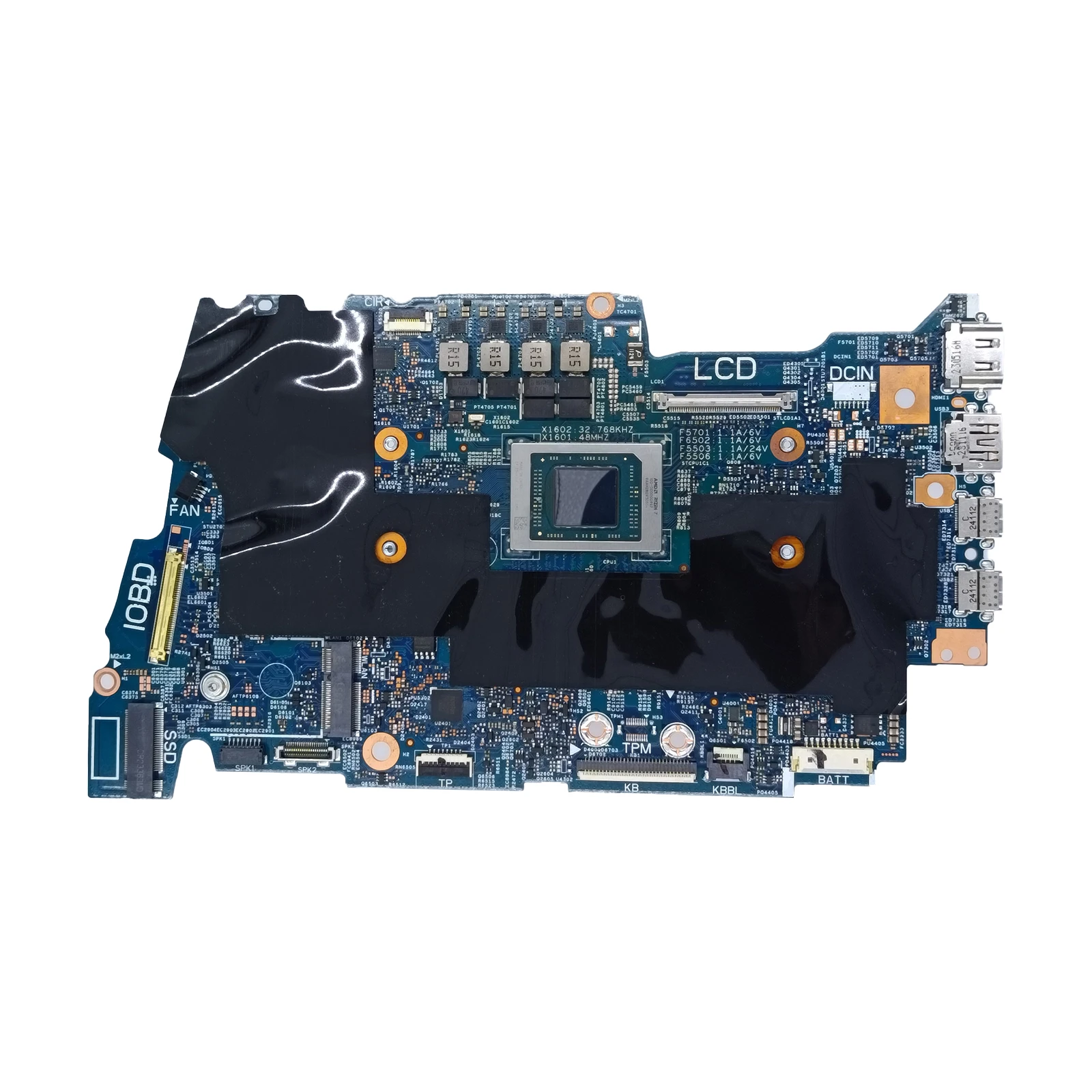 

Laptop Motherboard For Dell Inspiron 16 7635 2-in-1 with R5-7530U R7-7730U CPU 8GB/16GB RAM Notebook Mainboard 223098-1