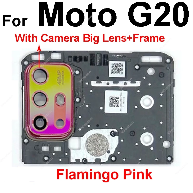 Antenna Motherboard Mainboard Cover For Motorola MOTO G10 G20 G30 G60 G60S G100 Rear Camera Lens Glass with Frame Spare Parts