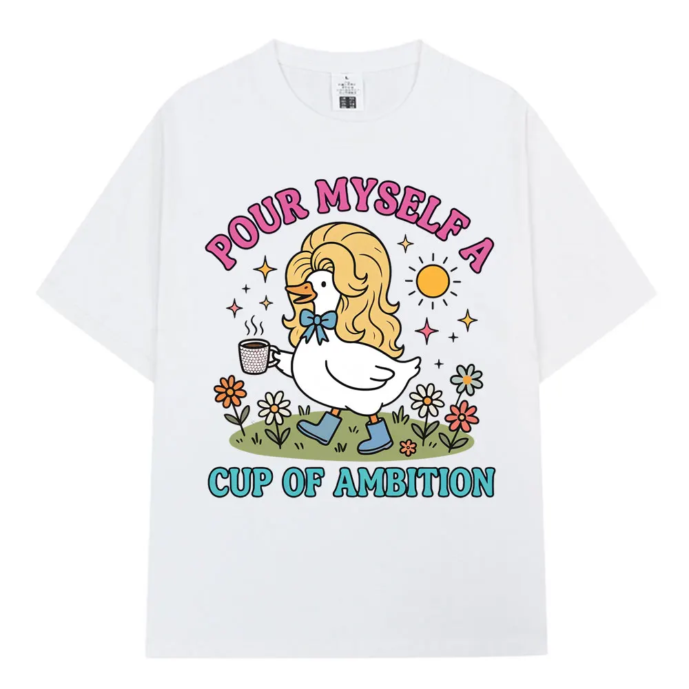 Dolly Parton Funny Goose Quote Country Music Legend Classic T Shirt Men's Women Clothing Fashion Short Sleeves Cotton T-shirts