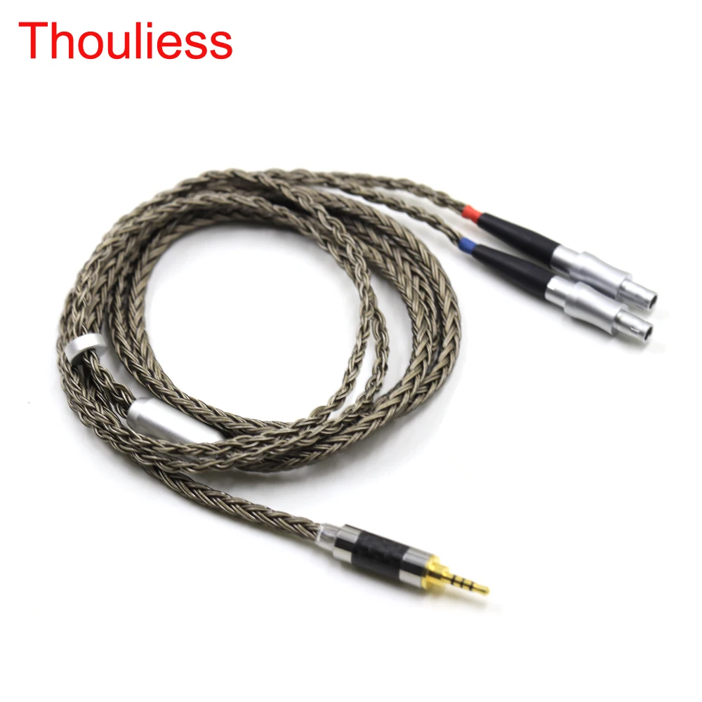 4 pin Xlr 4.4 2.5 mm 3.5 6.35 jack 16 Cores to Headphone Earphone Cable For Sennheiser hd 800 s hd800 hd800s