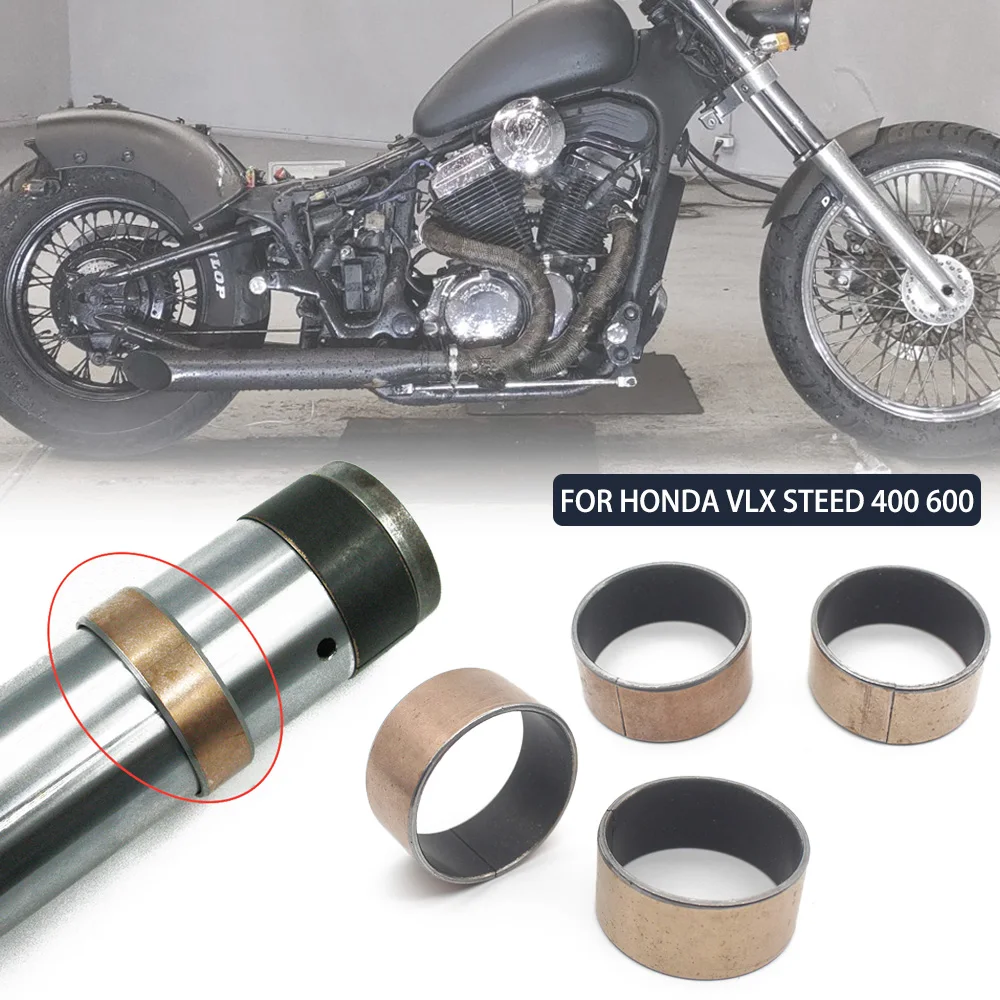 

Motorcycle 39 MM Copper Sleeve Metal Ring for Honda VLX Steed 400 600 Above Under Shock Absorber