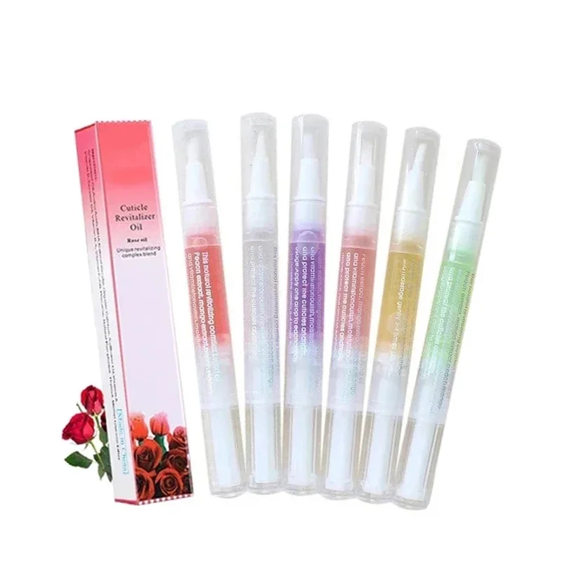 Huile nutritionnelle pour ongles, huile pour cuticules, nutritif séché et hydratant, soin des ongles, réparation, liquide endommagé, outil de conception pour Nail Art, 6 pièces
