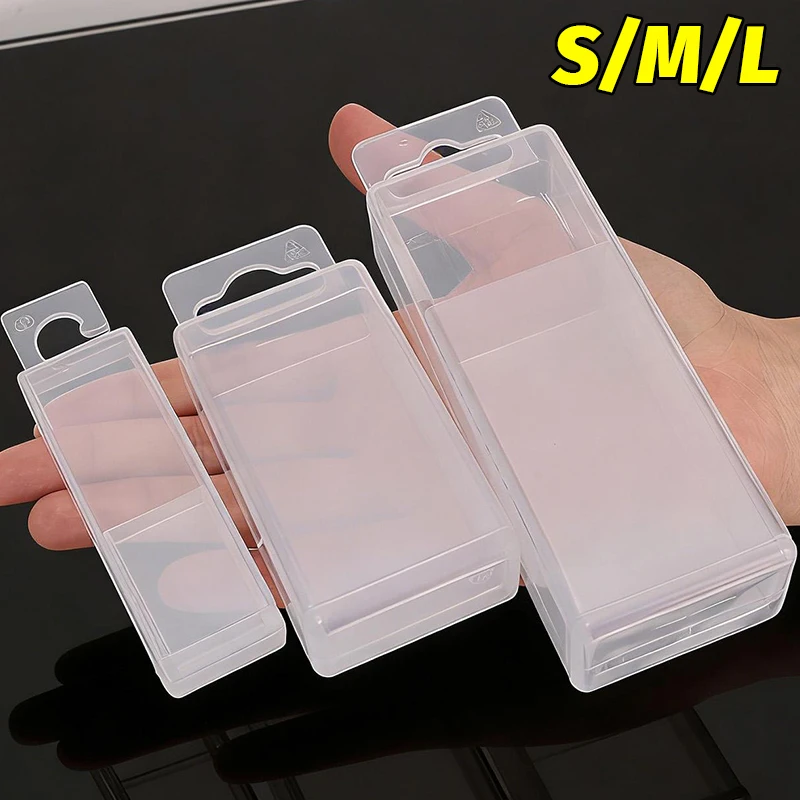 

Tool Parts Storage Box Drill Milling Cutter Box Transparent Plastic Storage Case Rectangular Telescopic Twist Drill Accessories