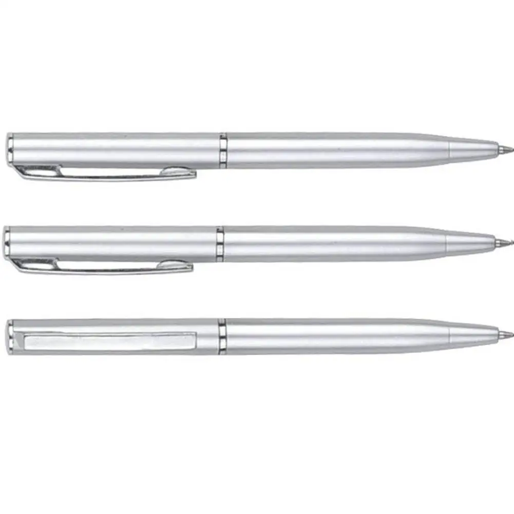 1Pcs High Quality Metal Ballpoint Pen Stainless Steel Gift And Office Pens School Stationery Supplies Writing A6V9