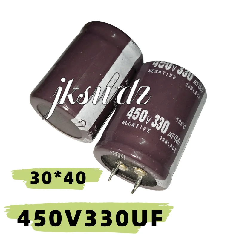 

2PCS NEW 330UF 450V 30x40MM 450V330UF aluminum electrolytic capacitor