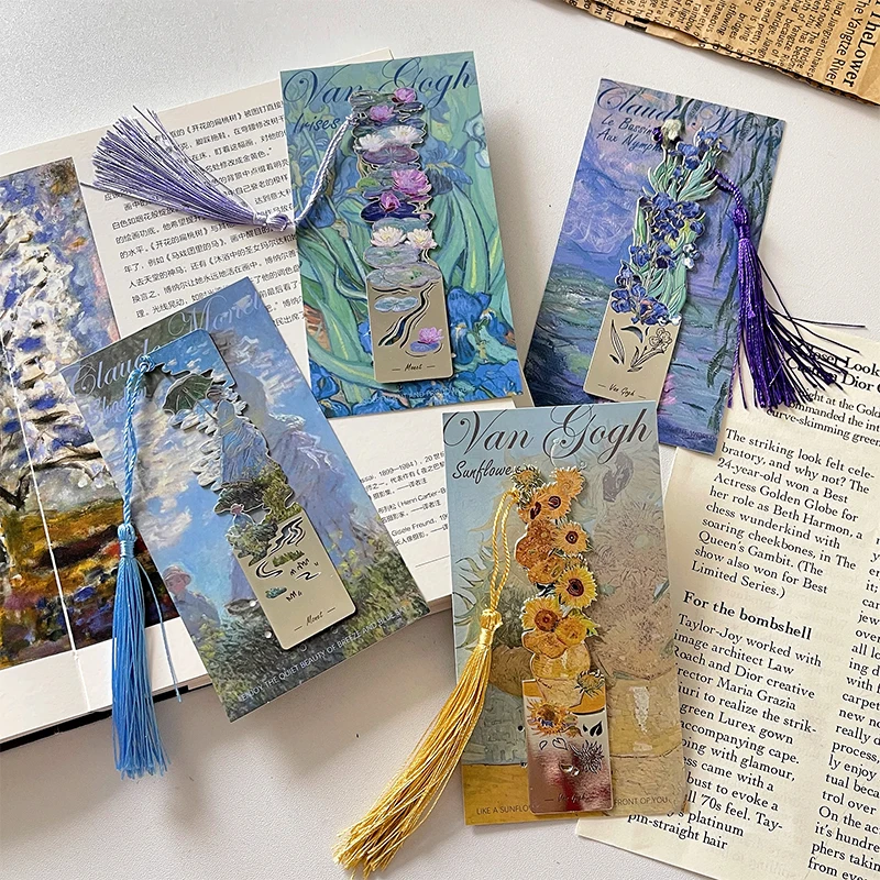 1 قطعة المرجعية المعدنية الرجعية القرطاسية كتاب الملحقات اللوازم المدرسية صفحة علامة للكتب #3