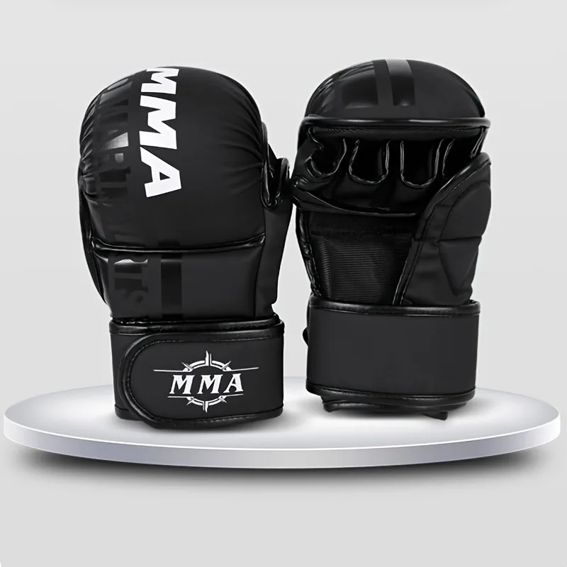 Professionelle MMA Boxhandschuhe Verdickte PU Muay Thai Kickboxen Training Boxen Zubehör Langlebige Boxausrüstung – Detail 6