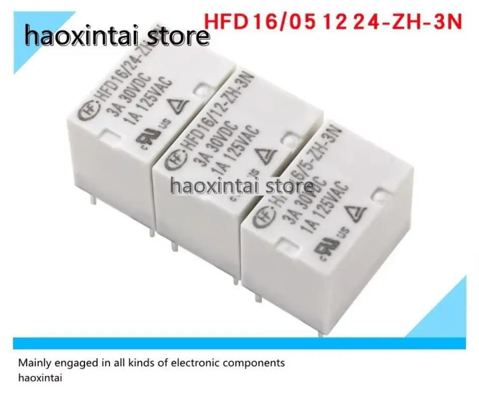 10pcs  HFD16/05 12 24-ZH-3N replaces HFD41/12 24VDC-HS3 relay 3A30VDC