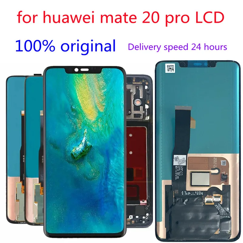 Fingerprint frame is suitable for Huawei Mate 20 Pro LCD touch screen digitizer LYA-L29 bracket repair