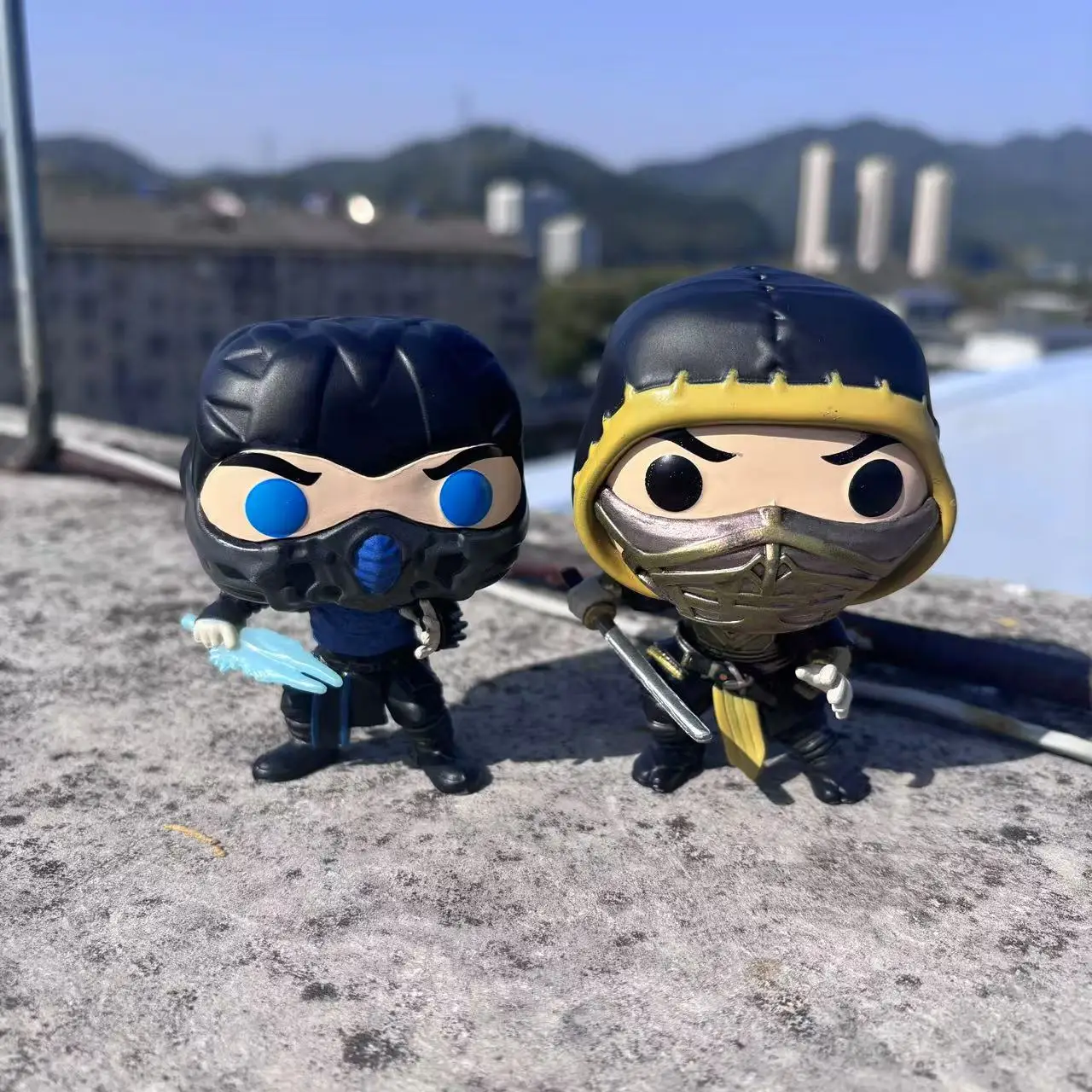 Mortal Kombat Sub-Zero Scorpion Figure mignon vinyle Collection modèle jouets