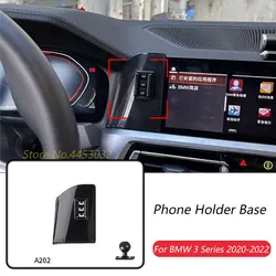 Car Phone Holder Base Special Mounts For BMW G20 3 Series 2020-2022 Fixed Air Outlet Bracket Base Accessories With Ball 17mm