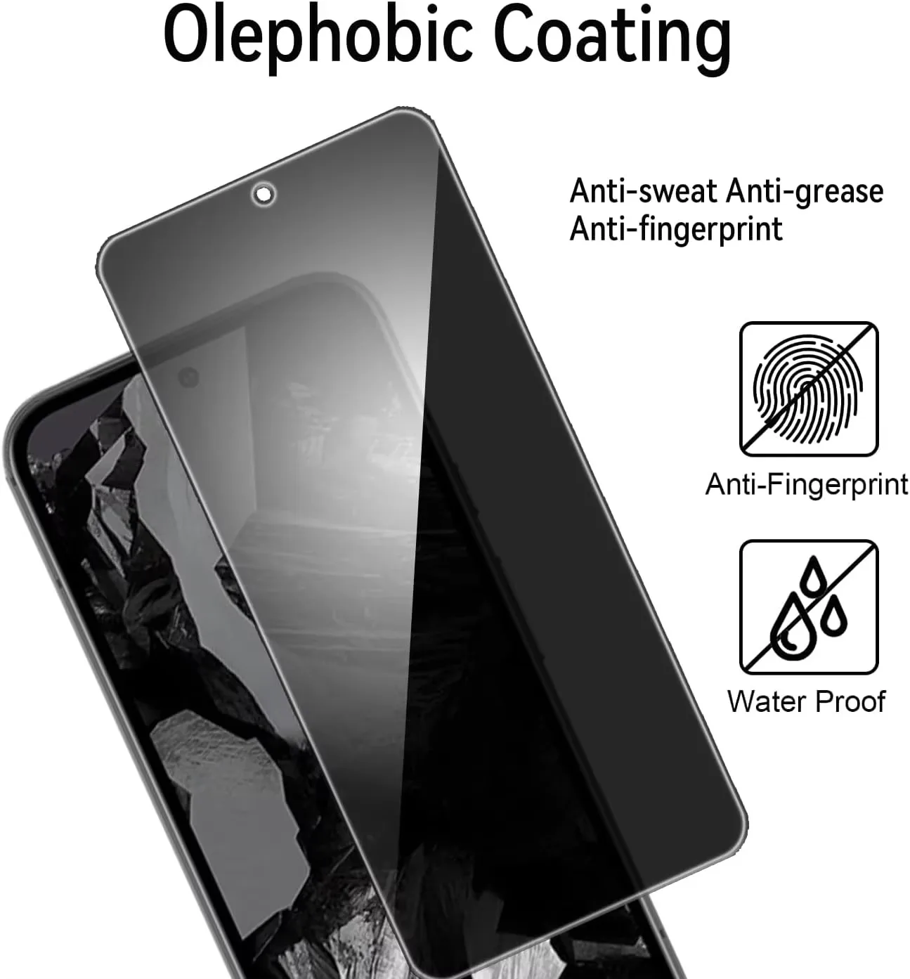 2 قطعة مكافحة التجسس الخصوصية 0.2 مللي متر 9H الزجاج المقسى فيلم ل جوجل بكسل 9A 8A 8 برو 8pro 6 6A 7 7A 5A 5G واقي للشاشة #6