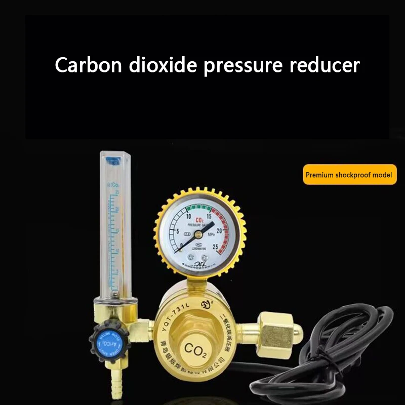

Расходомер для сварки, регулятор давления CO2, редуктор давления диоксида углерода, измеритель давления с подогревом